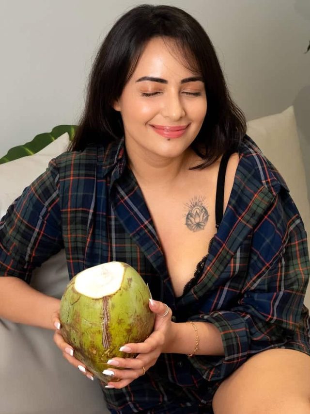 એક્ટ્રેસ આંચલ મુંજાલે સોફા પર બેસીને ફોટોશૂટ કરાવ્યું