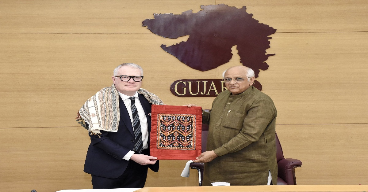 ઇંગલેન્ડના વેસ્ટ મિડલેન્ડના મેયર રિચાર્ડ પાર્કર CM Bhupendra Patelની સૌજન્ય મુલાકાતે, ઇન્ડીયા-યુ.કે. ટ્રેડ ડીલ પછીની પ્રથમ ગુજરાત વિઝિટ