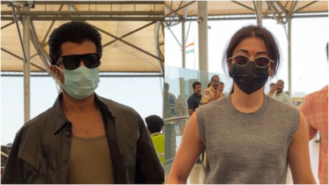 Rashmika mandana: લગ્નની અફવાઓ વચ્ચે, શું વિજય અને રશ્મિકા ઉદયપુર જઈ રહ્યા છે? તેઓ આ રીતે એરપોર્ટ પર જોવા મળ્યા