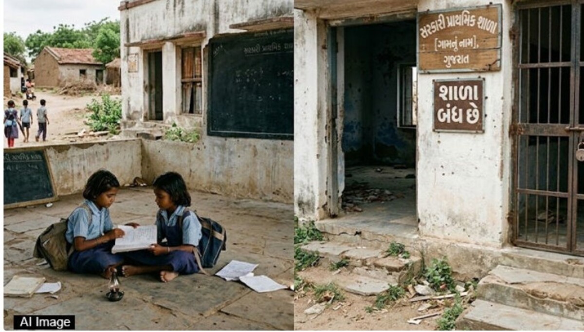 Gujarat: શિક્ષણ વિભાગે સ્વીકાર્યું છે કે છેલ્લા બે વર્ષમાં ગુજરાતમાં 75 સરકારી શાળાઓ બંધ રહી છે.