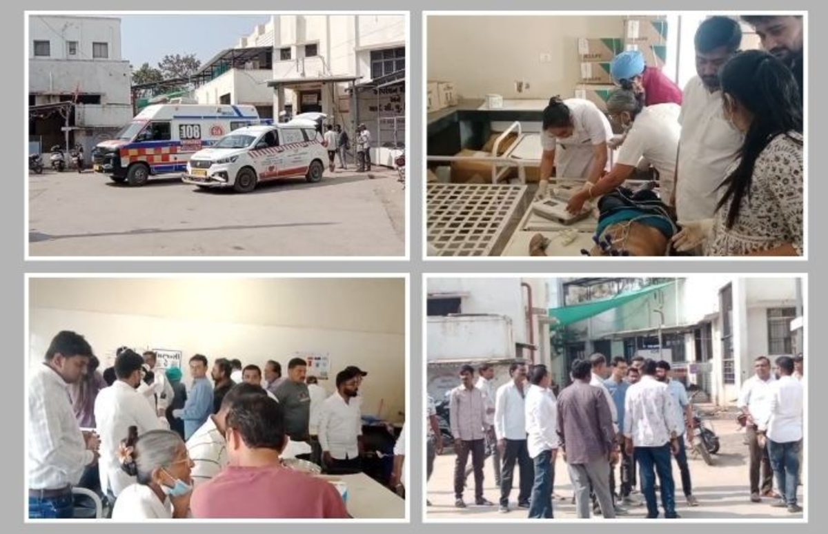 Amreli: સાવરકુંડલા-રંગોલા હાઇવે પર બે કાર વચ્ચે ભયાનક ટક્કરમાં 28 વર્ષીય યુવાનનું મોત, 9 ઘાયલ