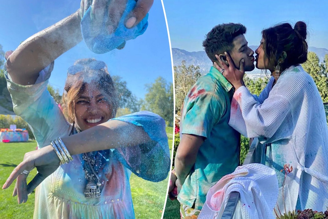 priyanka chopra અને તેના પતિ નિક જોનાસે સાથે હોળી રમી, જેના કારણે ફરહાન અખ્તર ઓળખી શકાયો નહીં; સેલિબ્રિટીઝે રંગોમાં રંગ કર્યો