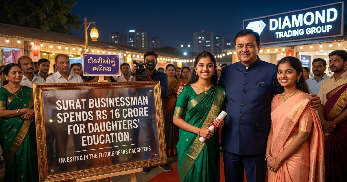 Suratના ઉદ્યોગપતિની અનોખી પહેલ, દીકરીઓના શિક્ષણ માટે ખર્ચ કરશે 16 કરોડ રૂપિયા