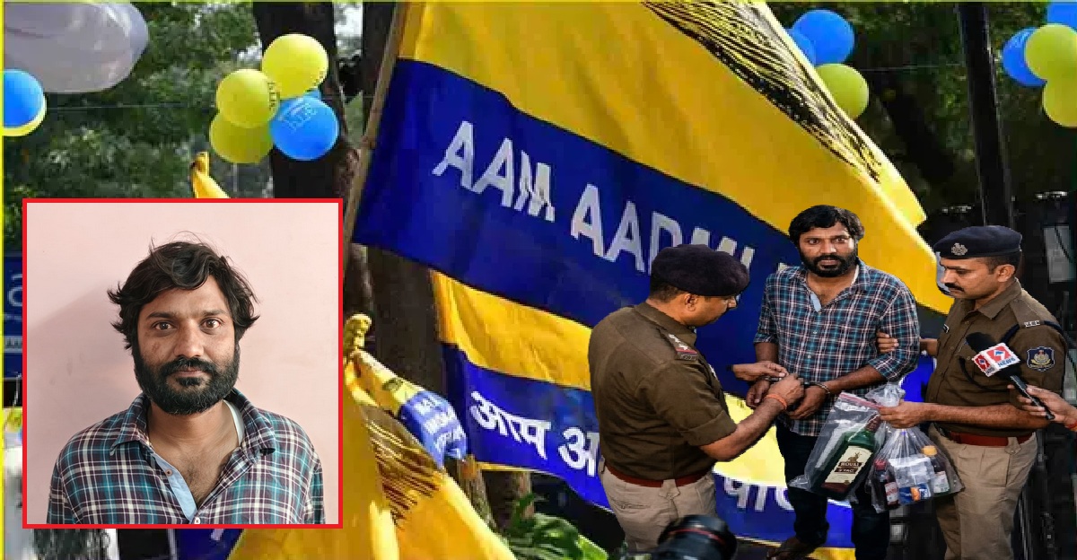 Ahmedabadમાં AAPના નેતા દારૂ કેસમાં ઝડપાયા, દારૂના જથ્થા સાથે પોલીસે કરી ધરપકડ