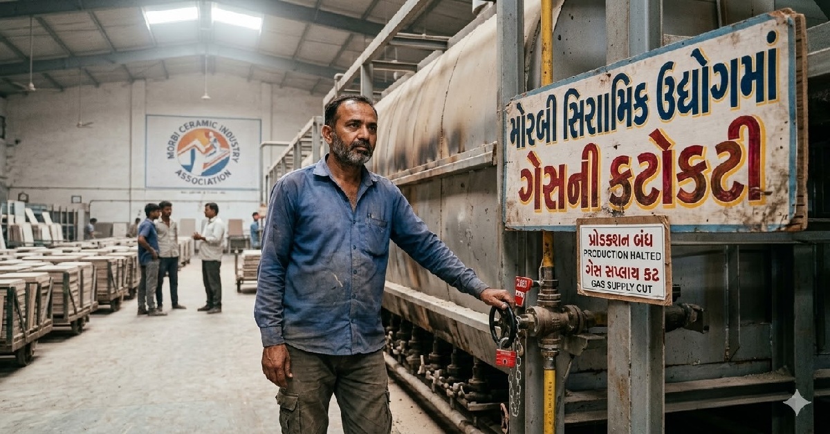 Morbiના સિરામિક ઉદ્યોગને ગેસ કટોકટીનો સામનો કરવો પડ્યો છે, 430 ફેક્ટરીઓ ત્રણ અઠવાડિયાથી બંધ