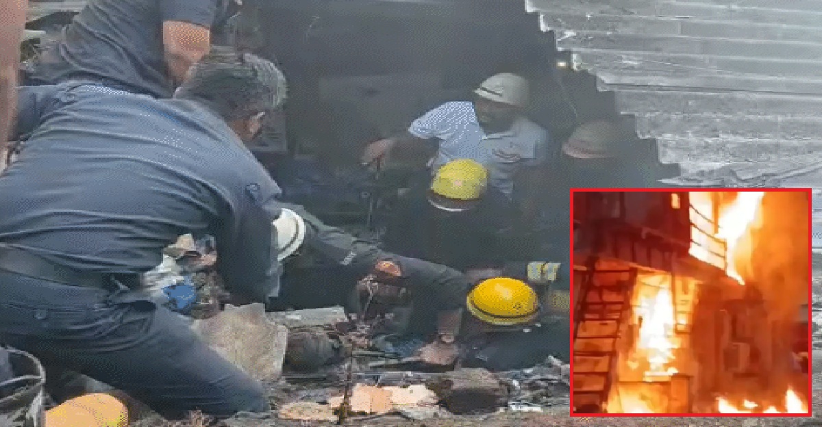 Suratમાં મોટી દુર્ઘટના! ઇમારતમાં આગ લાગ્યા બાદ સિલિન્ડર ફાટ્યો; બે લોકોના મોત