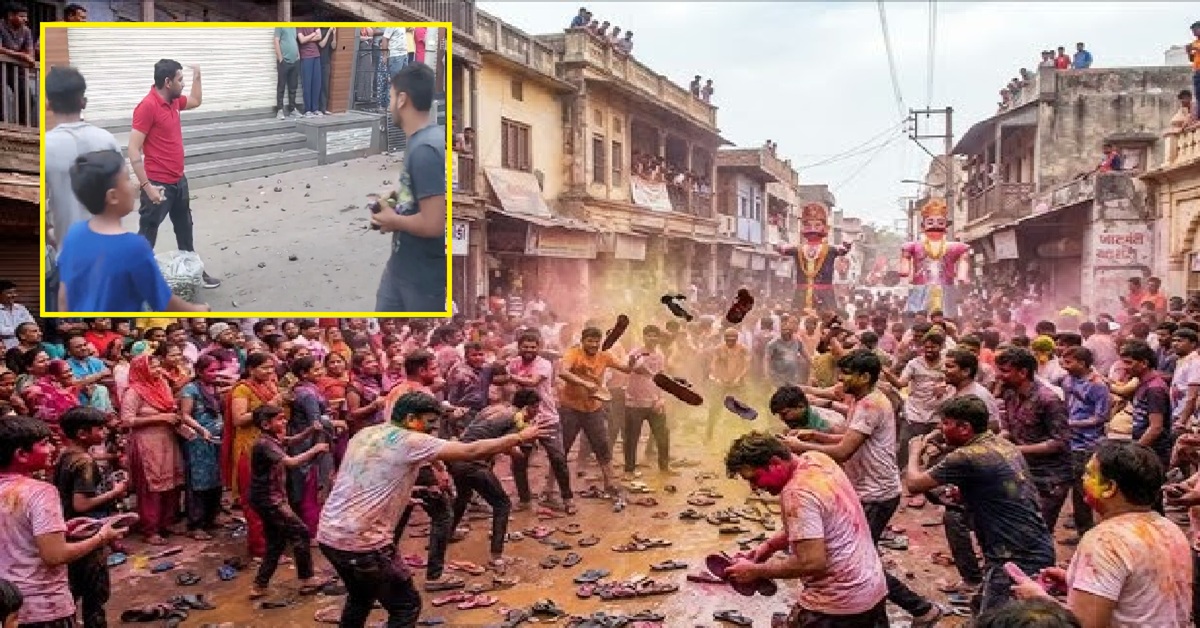 Gujarat: જૂતા અને શાકભાજી ફેંકીને હોળીની ઉજવણી કરવામાં આવી, શું છે આ પરંપરા?