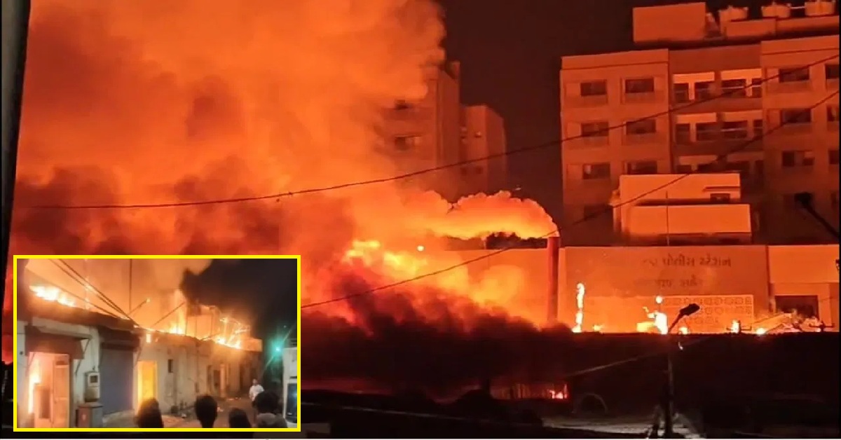 Ahmedabad : ફેક્ટરીમાં ભીષણ આગ લાગી, સમગ્ર વિસ્તારમાં ધુમાડો છવાઈ ગયો; પાંચ ફાયર સ્ટેશનના વાહનોએ આગ પર મેળવ્યો કાબુ
