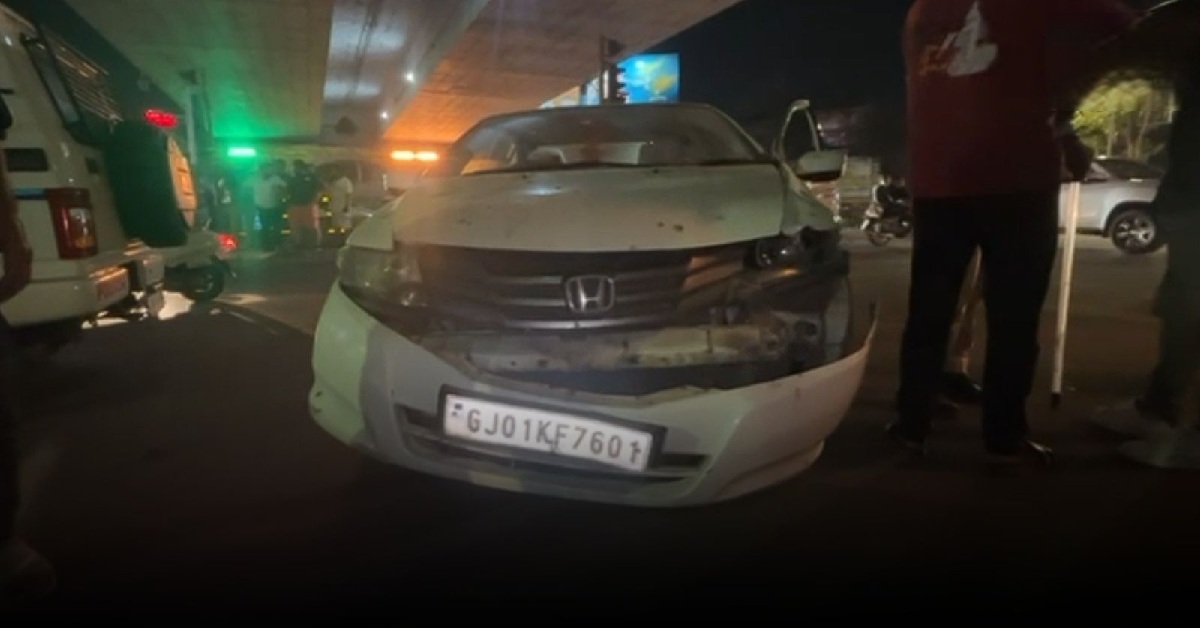 Vadodaraમાં કાર બેકાબૂ થતાં સગીર વાહનચાલકે 4 લોકોને કચડી નાખ્યા; વીડિયો સામે આવ્યો