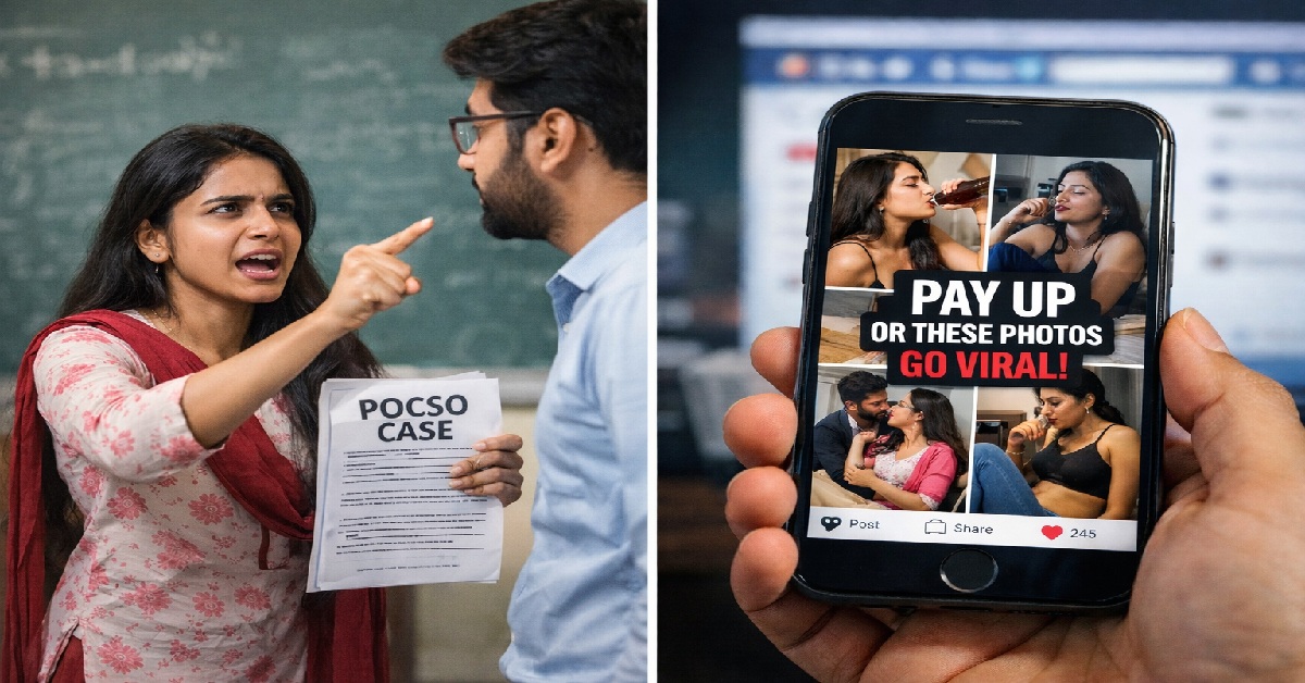 Rajkot: POCSOનો ગુનો દાખલ કરવાની ધમકી આપી, પછી ફોટા પાડીને બ્લેકમેલ કર્યો; મહિલાઓએ શિક્ષક પાસેથી 12 લાખ રૂપિયા પડાવ્યા