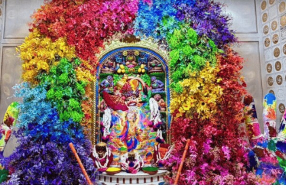 Botad: 1.5 લાખ ભક્તો, 51 હજાર કિલો રંગો, 1 હજાર કિલો ફૂલો સાથે સળંગપુર મંદિરમાં ગુજરાતનો સૌથી મોટો રંગોનો ઉત્સવ