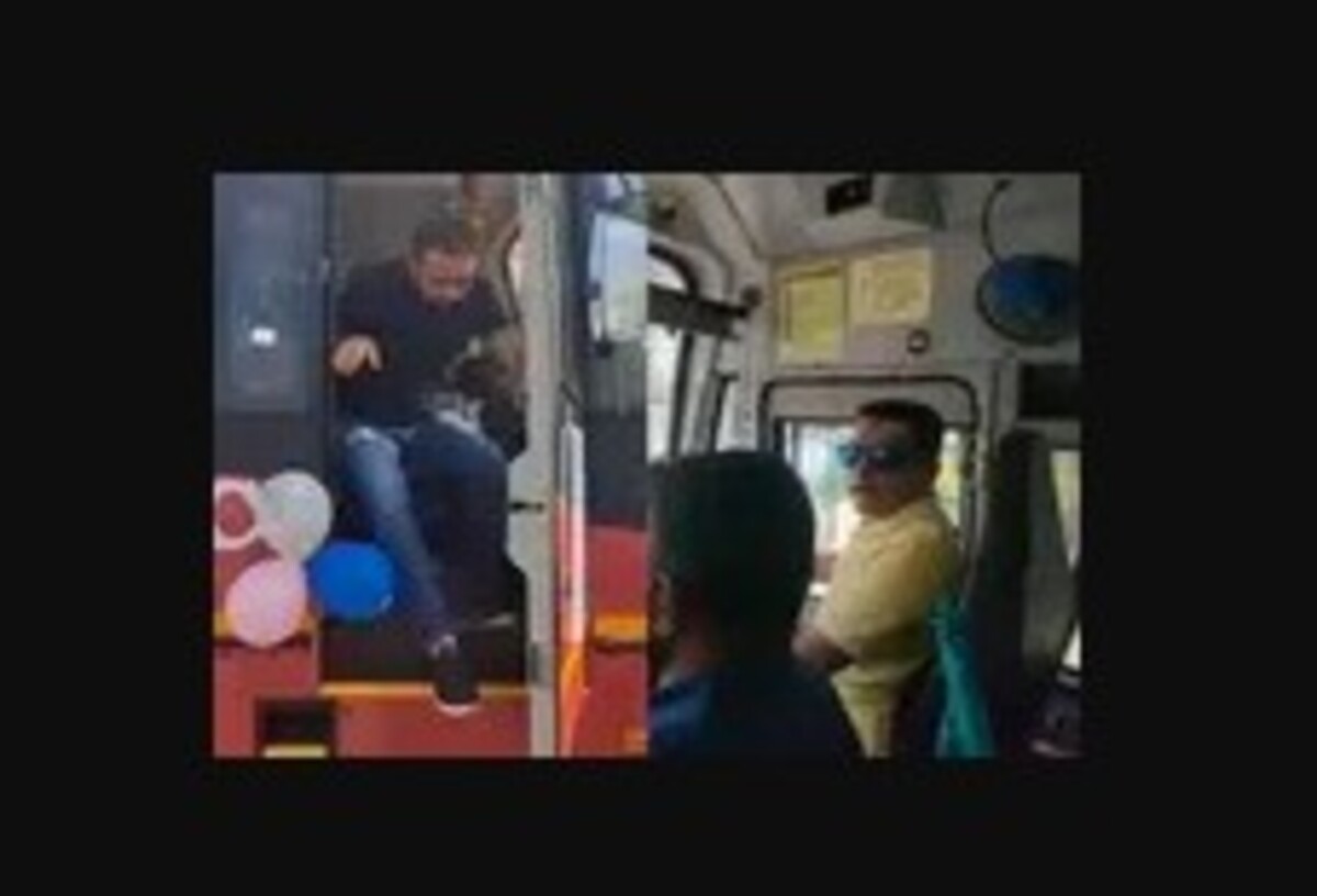 Rajkot: ટ્રાફિક નિયમોનું ઉલ્લંઘન, જેતપુર અને સોમનાથમાં ભાજપ અને કોંગ્રેસના ધારાસભ્યોએ સીટ બેલ્ટ વગર અનુસૂચિત જનજાતિની બસો ચલાવી.