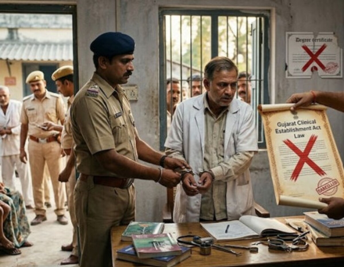 Gujarat: છેલ્લા 3 વર્ષમાં ગુજરાતમાં 2724 નકલી ડોક્ટરો પકડાયા હતા, જેમાંથી 169 પાસે નકલી ડિગ્રીઓ હતી