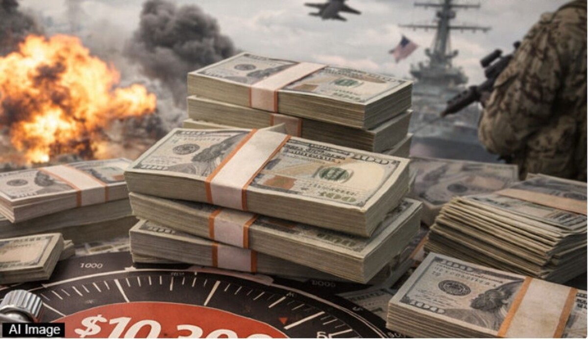 Cost of US-Iran war 2026: યુદ્ધનો ભયાનક ખર્ચ, અમેરિકા દર સેકન્ડે 9.8 લાખ રૂપિયા અને ધૂમ્રપાન પાછળ દરરોજ 8,455 કરોડ રૂપિયા ખર્ચે છે!