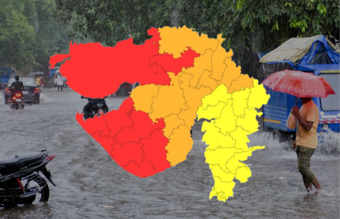 Gujarat: કરા સાથે વરસાદની આગાહી, 9 જિલ્લામાં રેડ એલર્ટ જાહેર, પવનની ગતિ 60 થી 80 કિમી પ્રતિ કલાક રહેશે