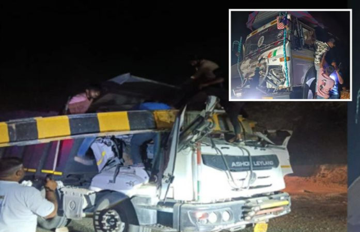 Sabarkantha: પ્રાંતિજમાં ત્રણ ડમ્પરો વચ્ચે અકસ્માત, લોખંડની રેલિંગ સાથે અથડાતા ડમ્પર ચાલક અને સફાઈ કામદારના મોત