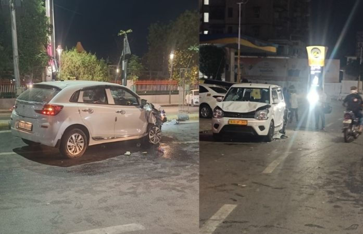 Ahmedabad: વસ્ત્રાપુરમાં દારૂ પીધેલા વાહનચાલકે રોંગ સાઈડ પર વાહન ચલાવતા બે રાહદારીઓને ટક્કર મારી, ભયનો માહોલ