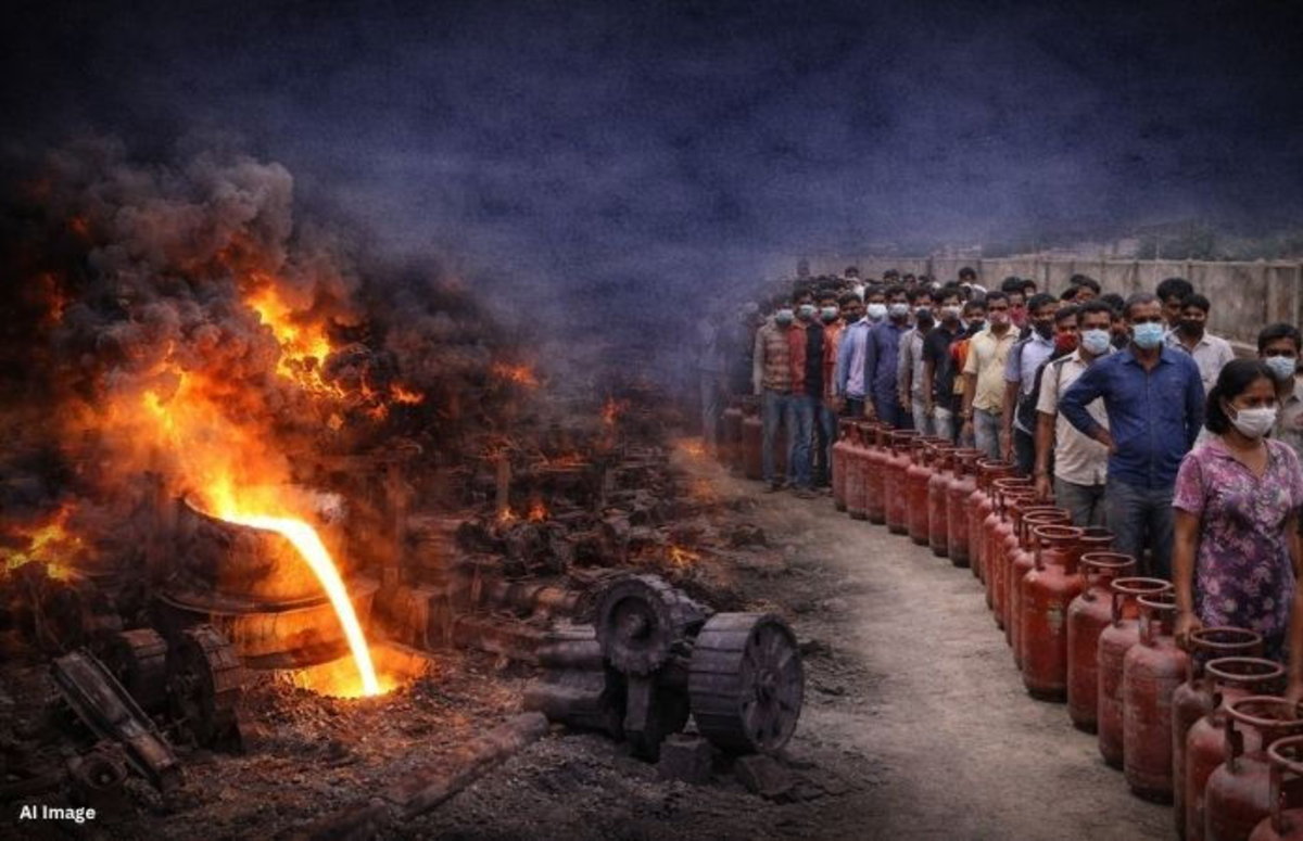 Rajkot: ઈરાન યુદ્ધને કારણે ગુજરાતના અર્થતંત્રને 2000 કરોડ રૂપિયાનું નુકસાન થયું, LPG માટે લાઈનો લાગી