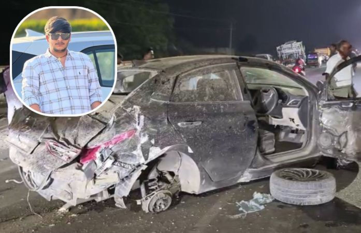 Rajkot: રાજકોટમાં 118 પર ગાડી ચલાવતો એક યુવાન અકસ્માતનો ભોગ બન્યો.