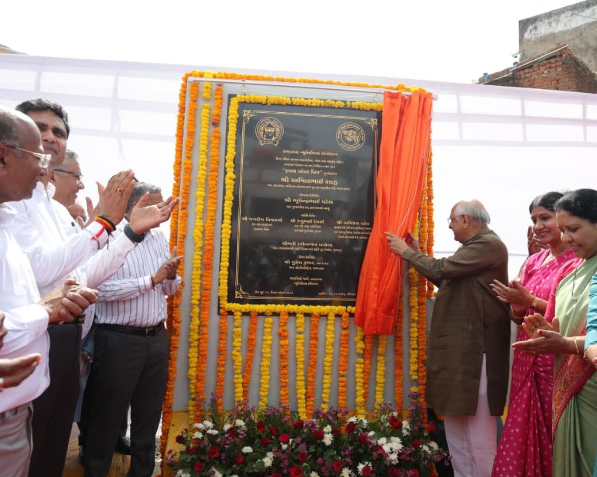 Ahmedabad: શહેરને ટ્રાફિક રાહત, મુખ્યમંત્રી ભૂપેન્દ્ર પટેલે સતાધાર ફોર-લેન ફ્લાયઓવરનું ઉદ્ઘાટન કર્યું