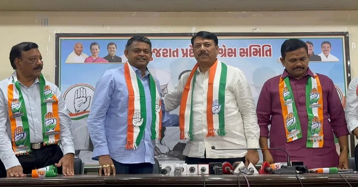 ચૂંટણીઓ પહેલા Gujaratના રાજકારણમાં પક્ષપલટાનો દોર તેજ, ભાજપના પૂર્વ MLA Kesarisinh Solanki કોંગ્રેસમાં જોડાયા