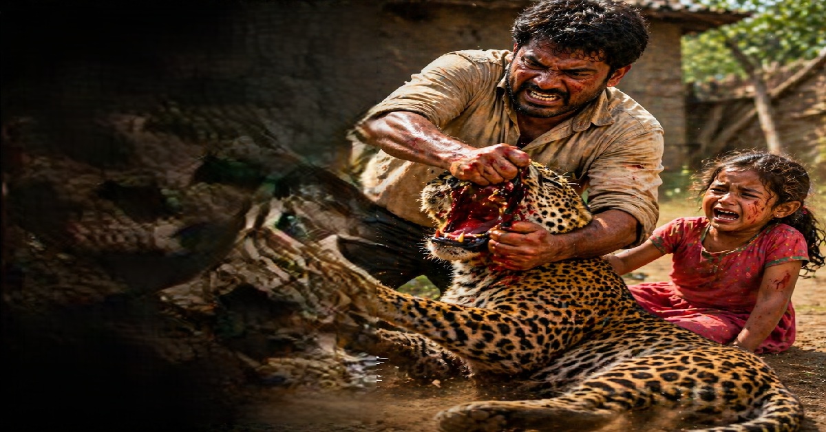 Chota Udepur: દીકરીને બચાવવા પિતાએ દીપડાથી લીધી સીધી ટક્કર, ખુલ્લા હાથે જડબું ફાડી બચાવ્યો જીવ