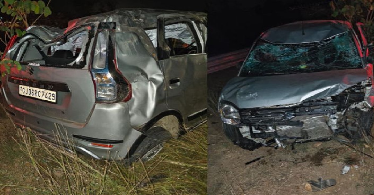 Panchmahalમાં દુ:ખદ અકસ્માત! એક્સપ્રેસ વે પર કાર ડિવાઇડર સાથે અથડાઈ; 4 લોકોના મોત