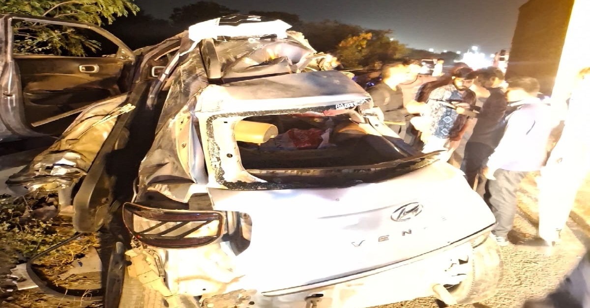 Gujarat: પાંચ મિત્રો સુરતથી ભાવનગર જઈ રહ્યા હતા, દુ:ખદ અકસ્માત સર્જાયો અને ત્રણના મોત થયા