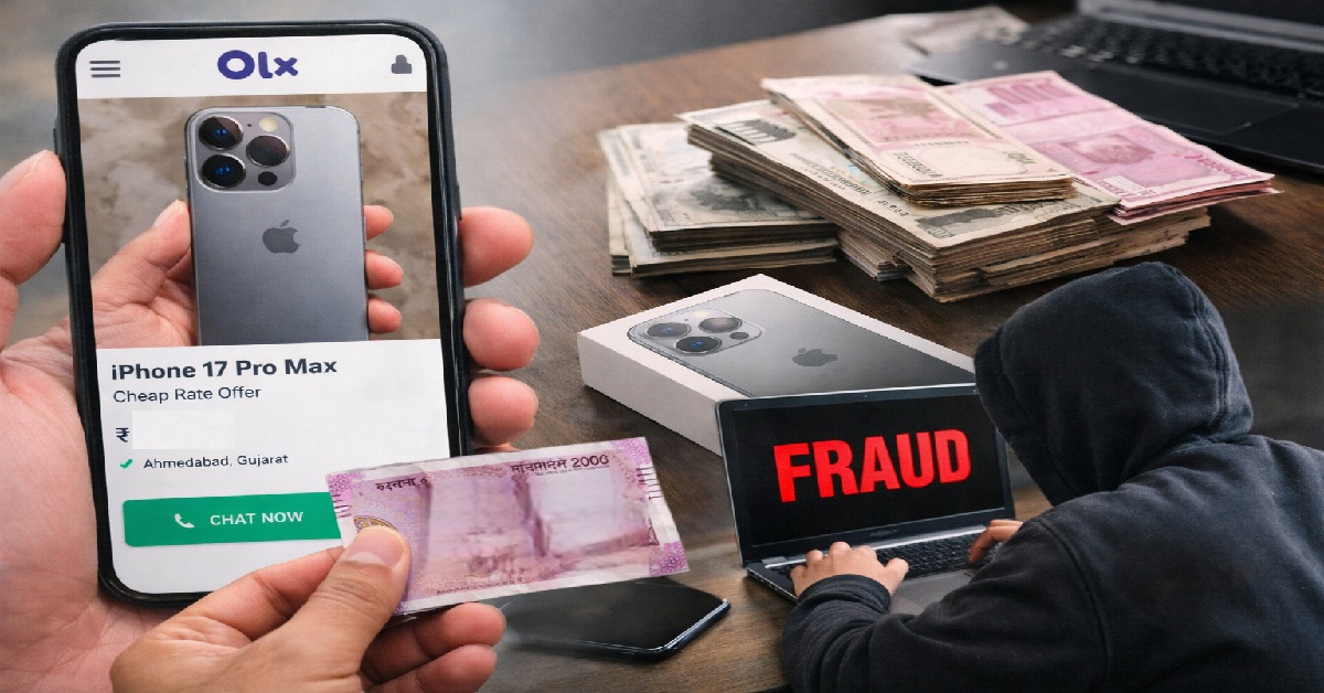 Ahmedabadમાં OLX પર સસ્તા iPhone 17 Pro Max ની લાલચમાં 1.1 લાખ રૂપિયાની છેતરપિંડી