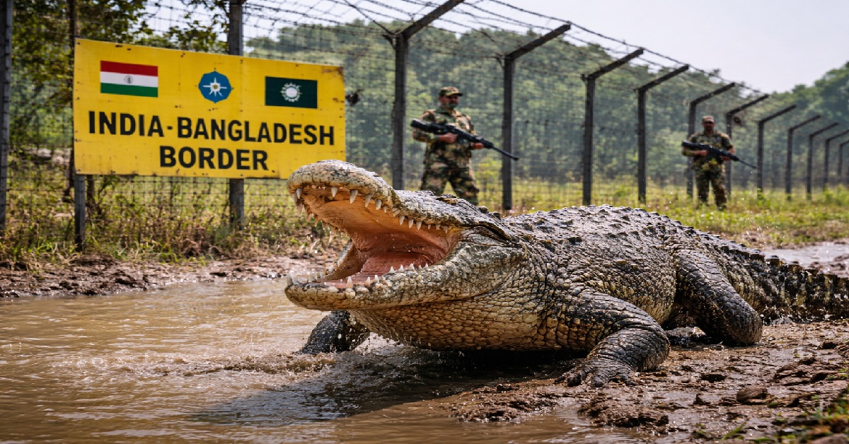 મગરો અટકાવશે બાંગ્લાદેશથી થતી ઘૂસણખોરી! BSFની સ્ટડીથી Gujaratમાં શરૂ થઈ ચર્ચા