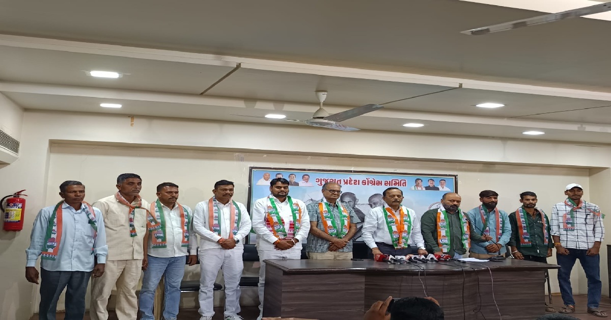 Dahodમાં ભાજપને મોટો ઝટકો, દિગ્ગજ આગેવાનો Cogressમાં જોડાયા