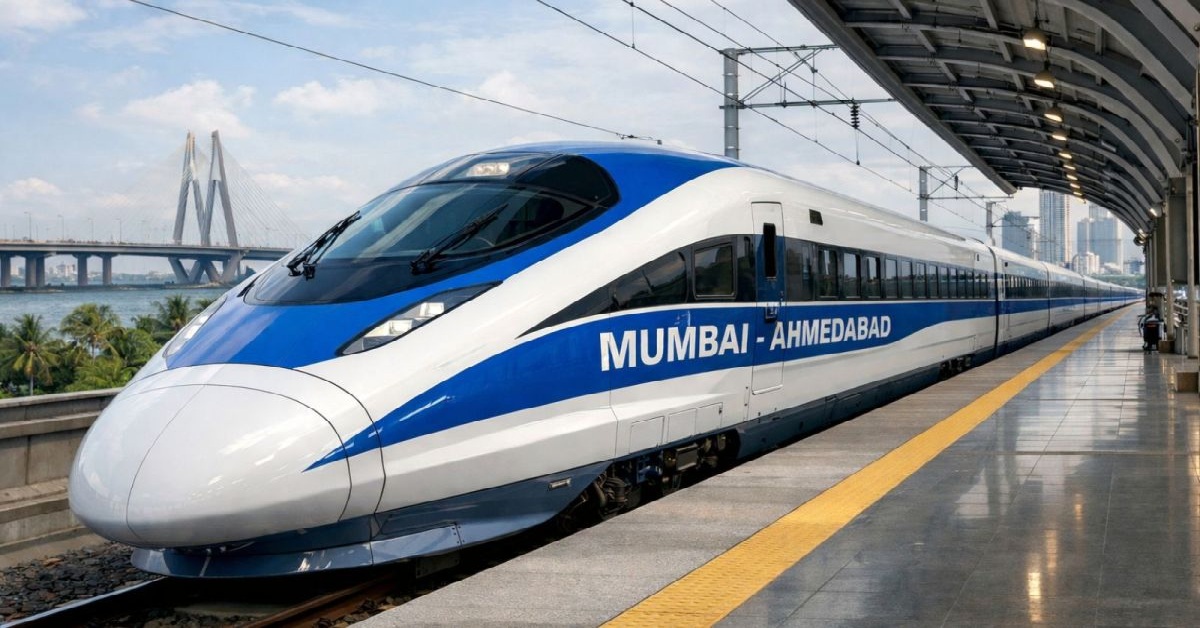 Mumbai-Ahmedabad bullet train માટે 1360 મેટ્રિક ટન ગર્ડર લોન્ચ, અશ્વિની વૈષ્ણવે શેર કર્યો વીડિયો