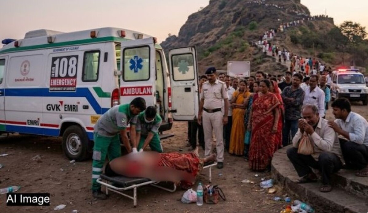 Panchmahal: વાપીથી આવેલા પરિવારની મહિલાનું પાવાગઢના એક ટેકરી પર  હાર્ટ અટેકથી મોત