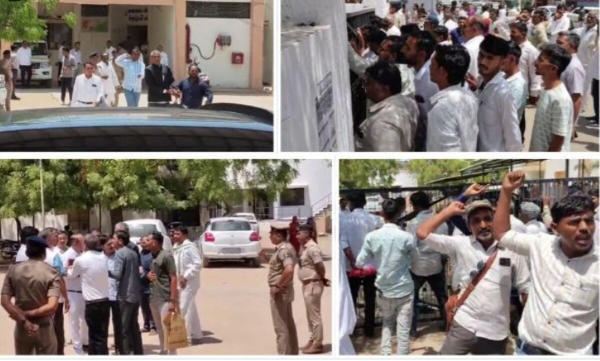 Tharad News: થરાદમાં ચૂંટણી ફોર્મની ચકાસણી પ્રક્રિયા દરમિયાન ભારે હંગામો