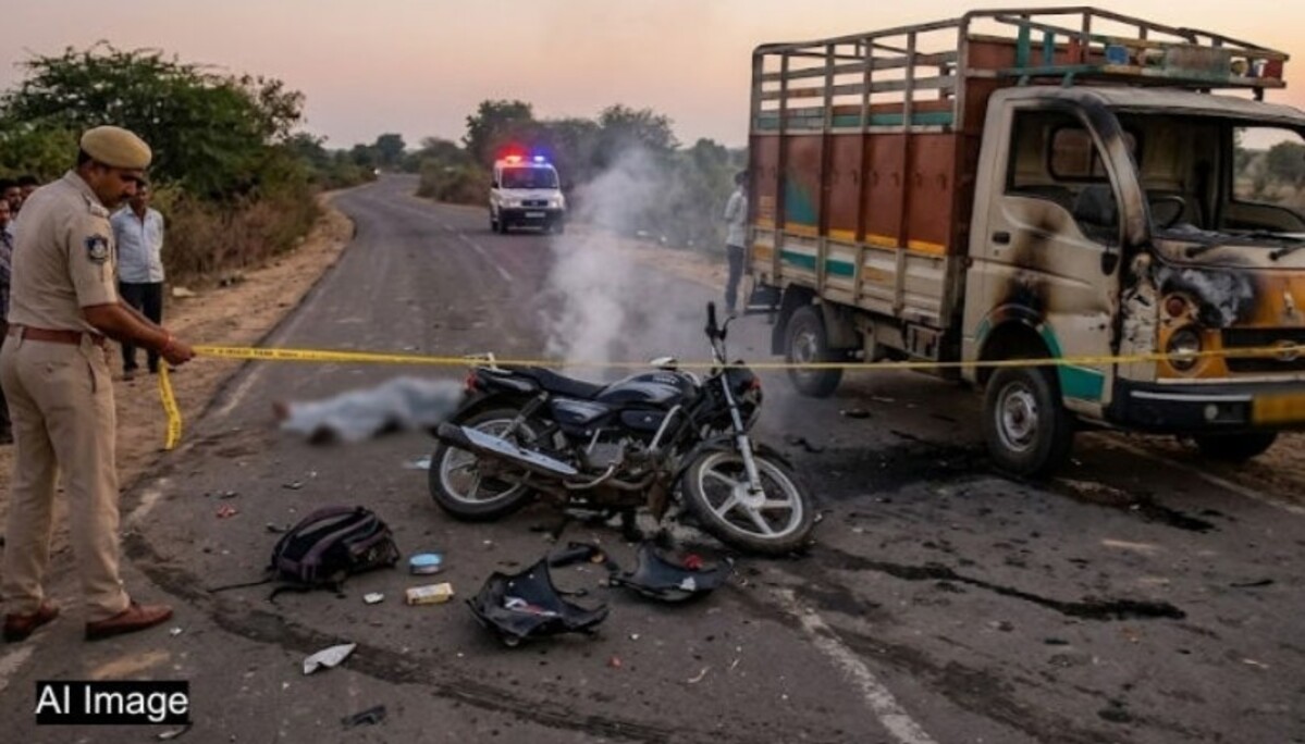 Mehsana: મીઠા-જોટાણા રોડ પર બાઇક અને ટેમ્પો વચ્ચે થયેલી ટક્કરમાં બે યુવાનોના ઘટનાસ્થળે જ મોત