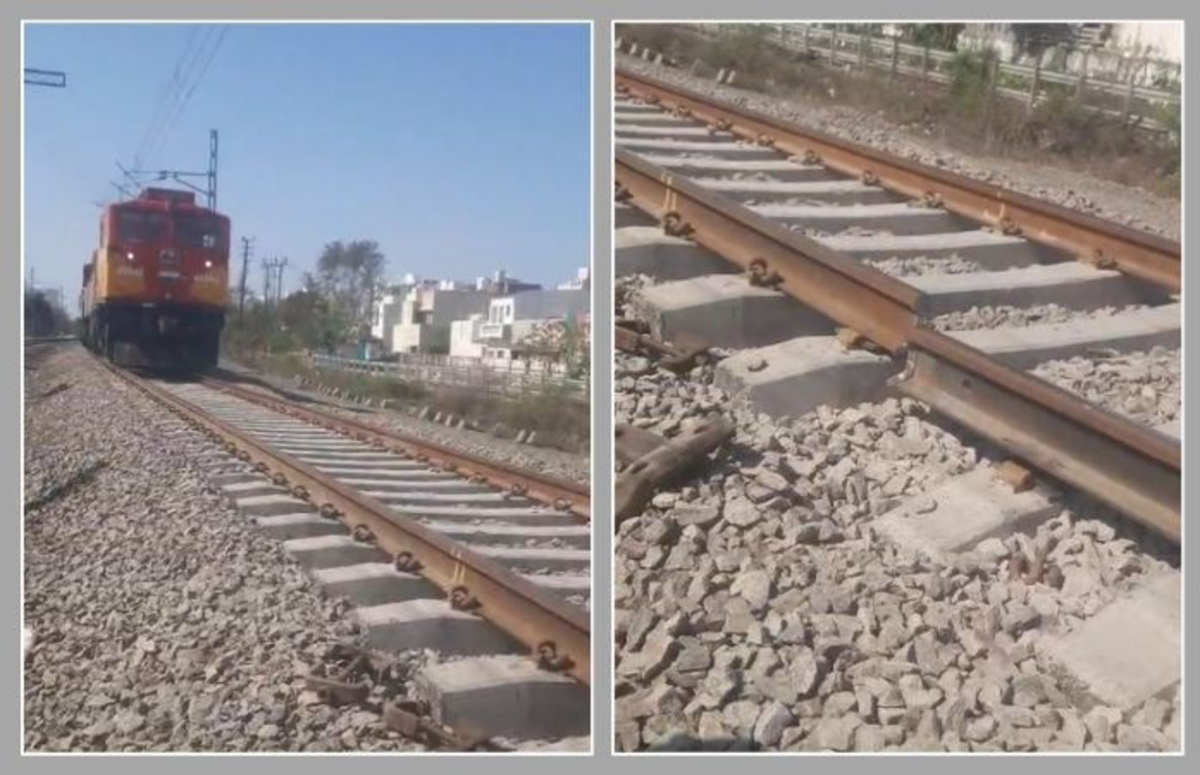 Jamnagar: ટ્રેન પાટા પરથી ઉતારવાનું કાવતરું? રેલવે ટ્રેક પર તિરાડો દેખાતા માલગાડીને તાત્કાલિક રોકી દેવામાં આવી