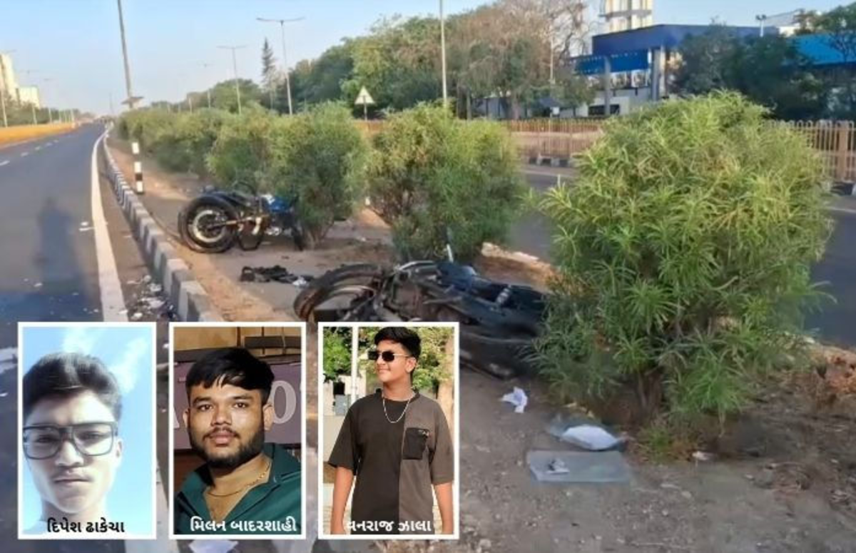 Porbandar: વહેલી સવારે ગમખ્વાર અકસ્માત, બે બાઈક વચ્ચેની ટક્કરમાં ચાર યુવાનોના મોત