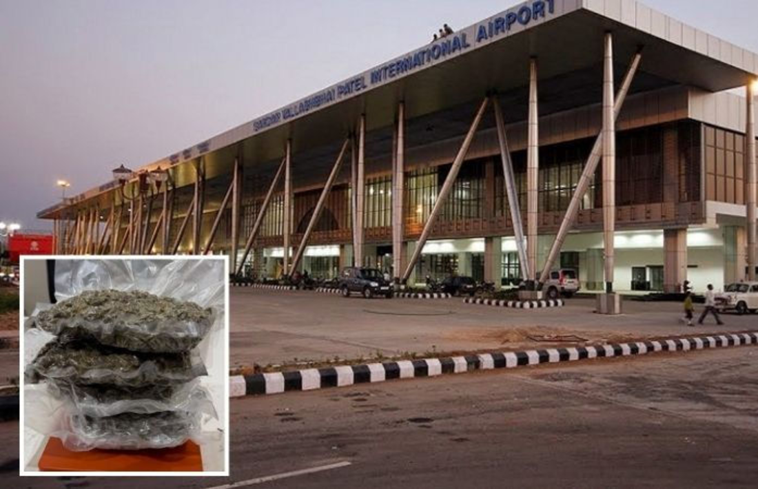 Ahmedabad: બેંગકોકથી આવતા મુસાફર પાસેથી એરપોર્ટ પર ફરી હાઇડ્રોપોનિક ગાંજાનો જથ્થો પકડાયો