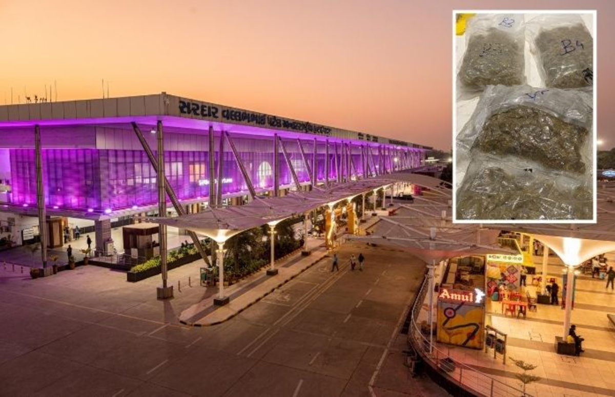 Ahmedabad: એરપોર્ટ પર DRI એ મોટું ઓપરેશન હાથ ધર્યું, બેંગકોકથી લાવવામાં આવેલ 2 કરોડ રૂપિયાનો હાઇબ્રિડ ગાંજો જપ્ત