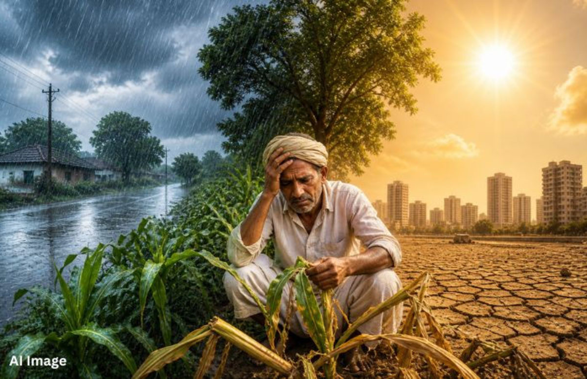 Gujarat: આ ત્રણ જિલ્લાઓમાં કમોસમી વરસાદ અને વાવાઝોડાએ ત્રાટક્યું, જેનાથી વાતાવરણમાં ઠંડક પ્રસરી ગઈ