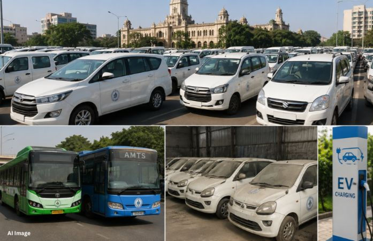 Ahmedabad: AMC પાસે તેના 3000 થી વધુ વાહનોના કાફલામાં એક પણ ઇલેક્ટ્રિક વાહન નથી, અધિકારીઓ ક્યારે સમજદાર બનશે?