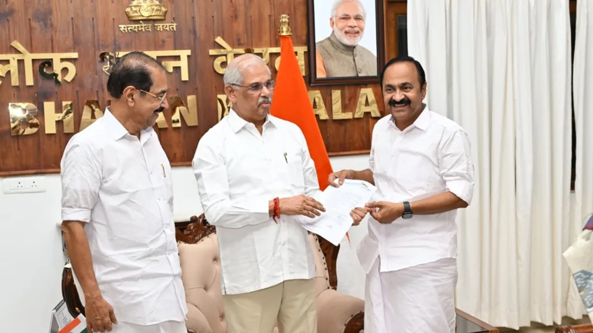 Kerala : વીડી સતીસન કાલે સવારે 10 વાગ્યે મુખ્યમંત્રી તરીકે શપથ લેશે, રાજ્યપાલને મંત્રીઓની યાદી સુપરત કરશે
