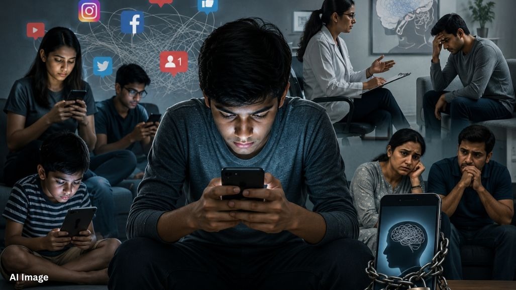 Social media addiction: લાઈક્સ અને ફોલોઅર્સના અભાવે ડિપ્રેશન! ગુજરાતમાં સોશિયલ મીડિયાના વ્યસનથી પીડિત લોકોની સંખ્યામાં 650 ટકાનો વધારો