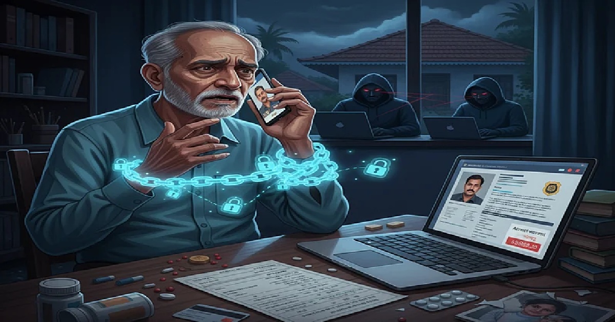 Gujaratમાં 28 દિવસ સુધી ‘ડિજિટલ ધરપકડ’, 72 વર્ષીય વૃદ્ધ સાથે ₹1.47 કરોડની છેતરપિંડી