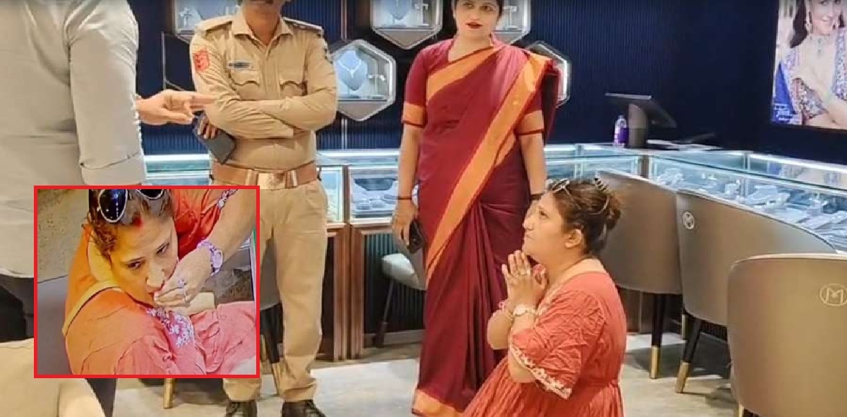 Vadodaraના માલબાર ગોલ્ડમાં હાઇપ્રોફાઇલ ચોરી, CCTVમાં કેદ થઈ મહિલા ચોરની કરતૂત