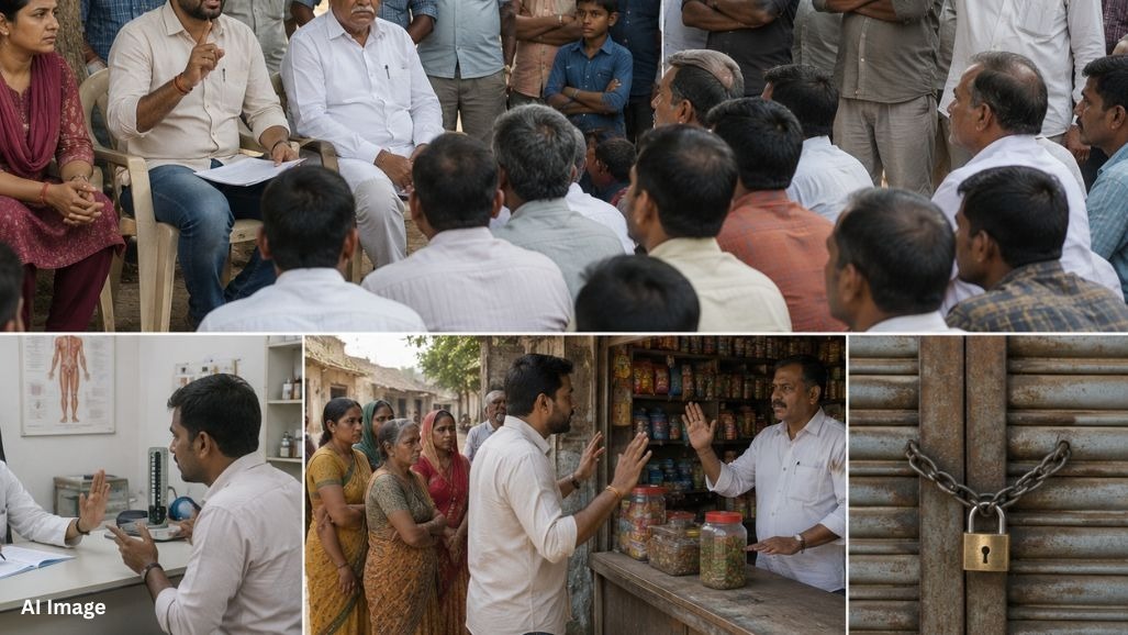 Bharuch: કાવિઠા ગામમાં ભ્રષ્ટાચાર સામે અવાજ ઉઠાવનાર  પરિવારનો બહિષ્કાર, ડરના કારણે ડૉક્ટરે મારી સારવાર કરવાનો ઇનકાર કર્યો
