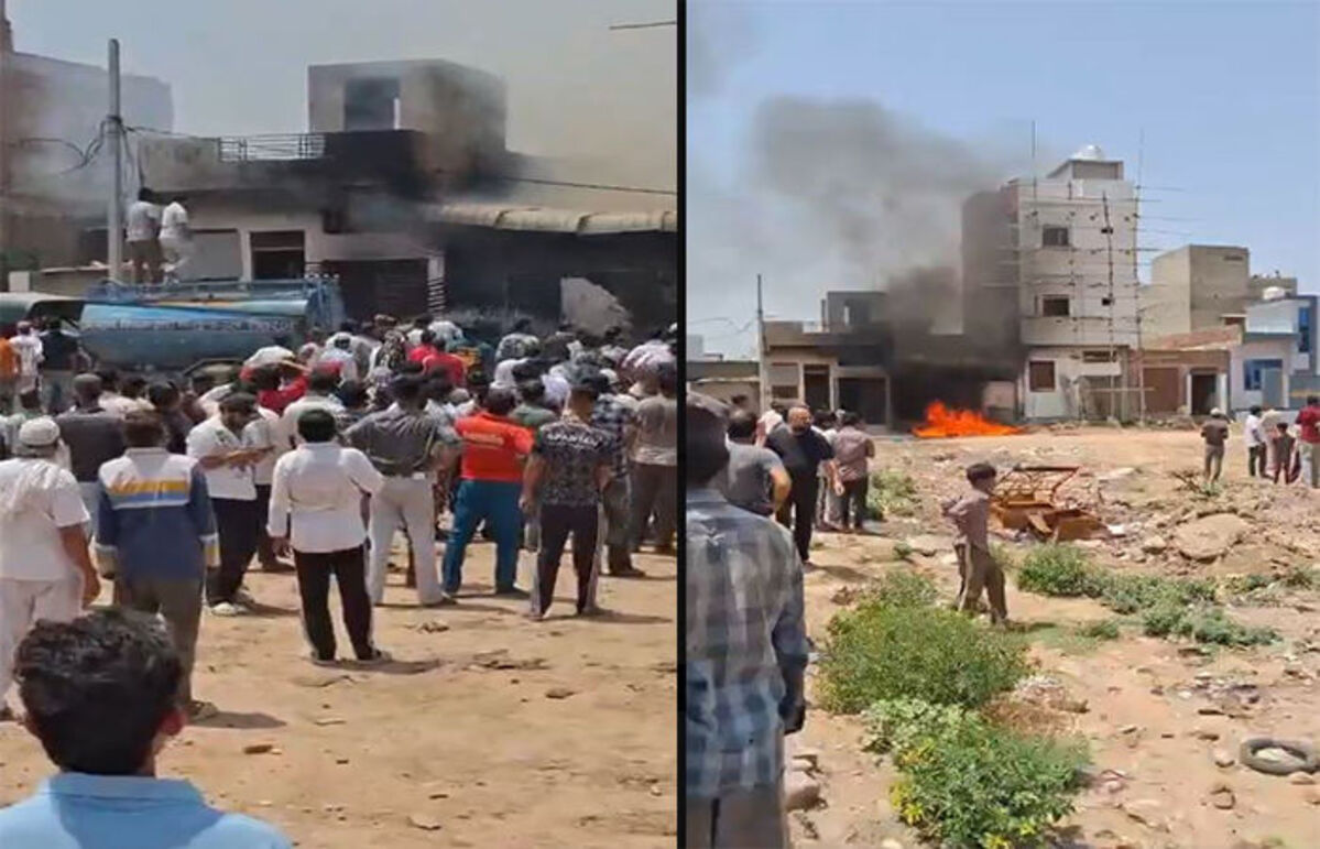 accident in Jaipur: ઘરે ચાલતાં ફટાકડાના કારખાનામાં ભીષણ આગ લાગી, જેમાં ત્રણ લોકોના મોત.