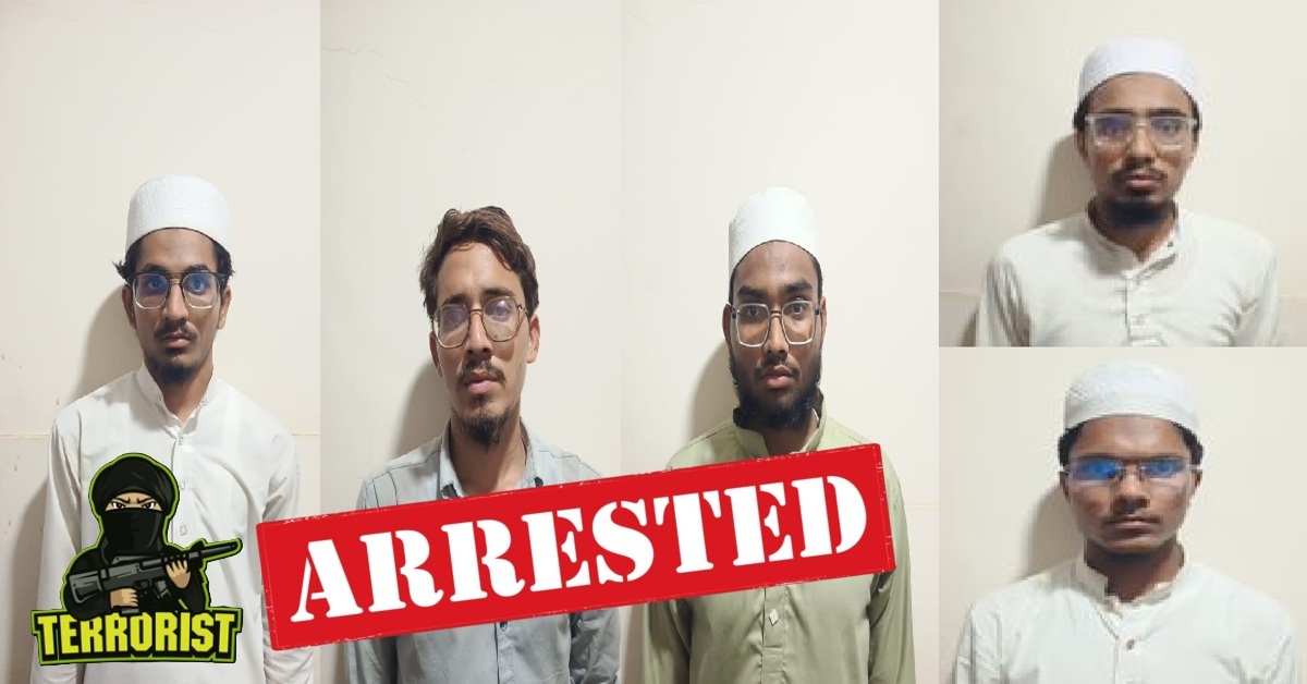 Gujaratમાં જૈશ-એ-મોહમ્મદ સાથે જોડાયેલા પાંચ આતંકવાદીઓની ધરપકડ, મોટા વિસ્ફોટોની યોજના બનાવી રહ્યા હતા