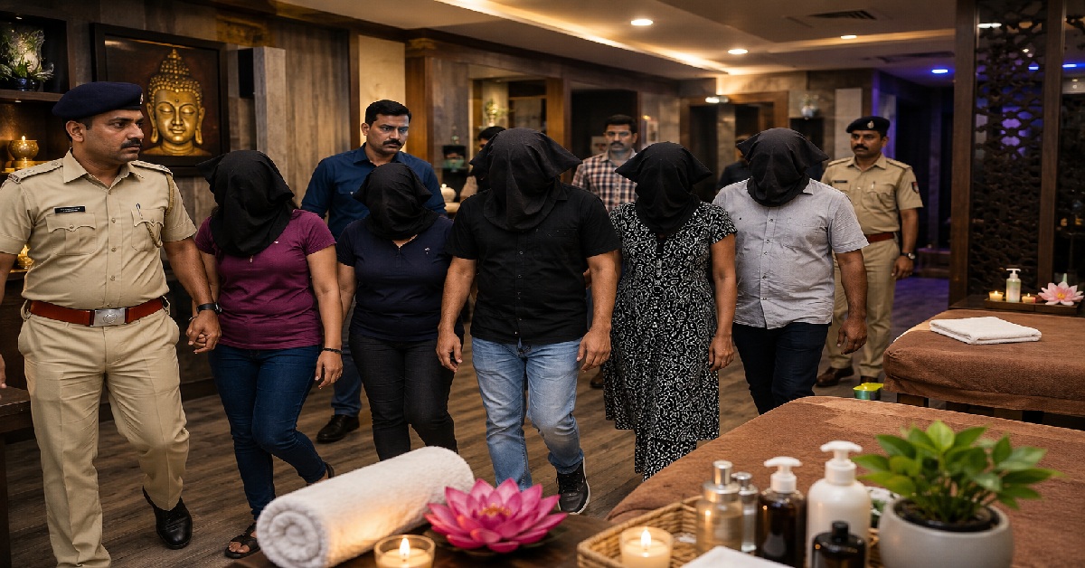 Surat: સ્પાની આડમાં ચાલતા દેહ વ્યાપાર રેકેટનો પર્દાફાશ, ઓપરેટર અને અન્ય 4 લોકોની ધરપકડ