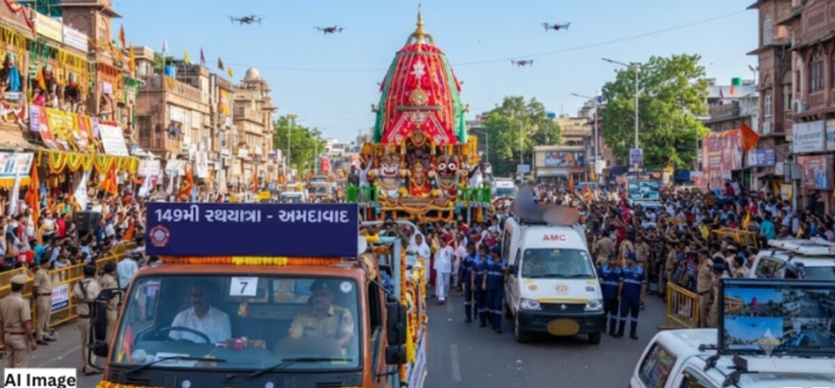 Ahmedabad: 149મી રથયાત્રા, દરેક ટ્રકમાં દેખરેખ માટે 10 ડ્રોન, પોલીસ ડ્રાઇવરો અને AMC રિપેર ટીમો તૈનાત કરવામાં આવશે